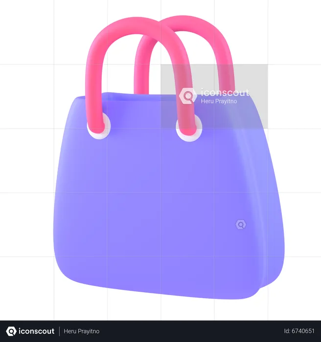 ショッピングバッグ  3D Icon