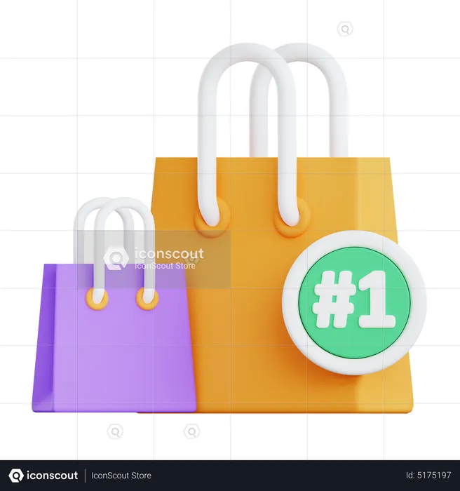 Shopping Bags  3D Icon