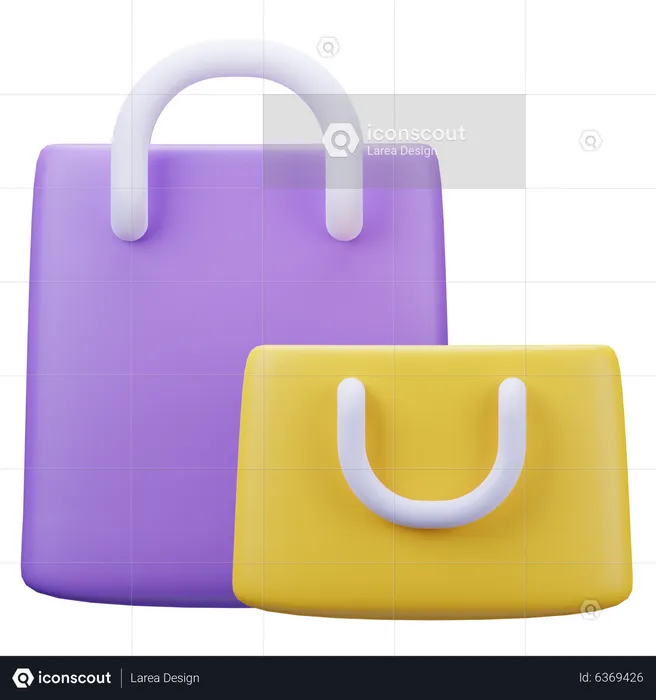 Shopping Bags  3D Icon