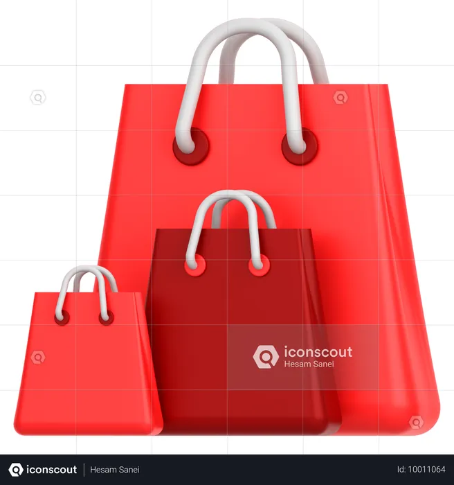 Shopping Bags  3D Icon