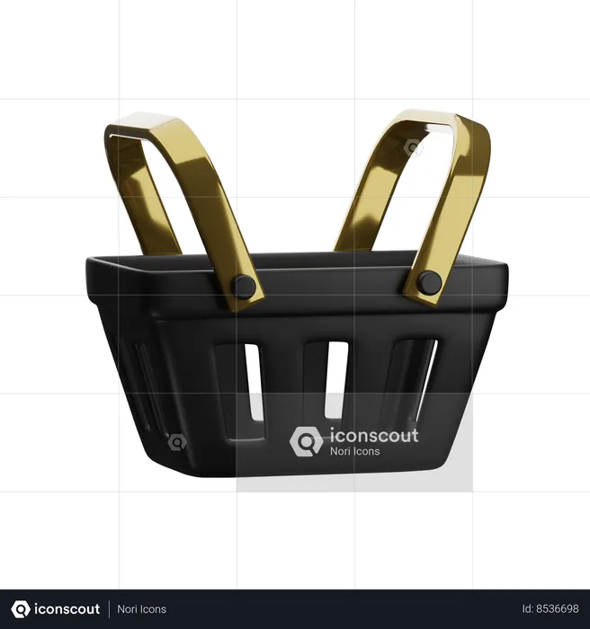 Shopping Basket  3D Icon