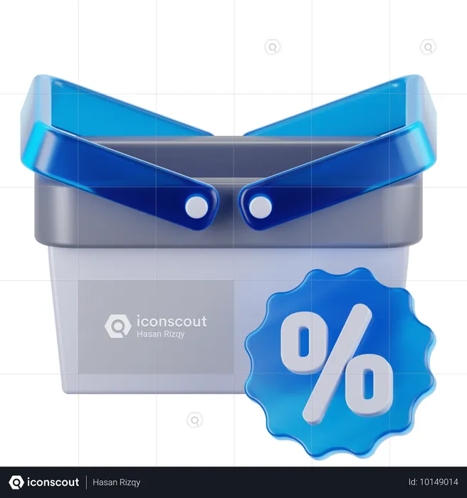 Shopping Basket  3D Icon