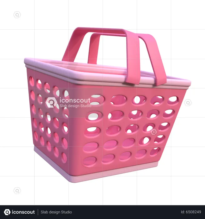 Shopping Basket  3D Icon