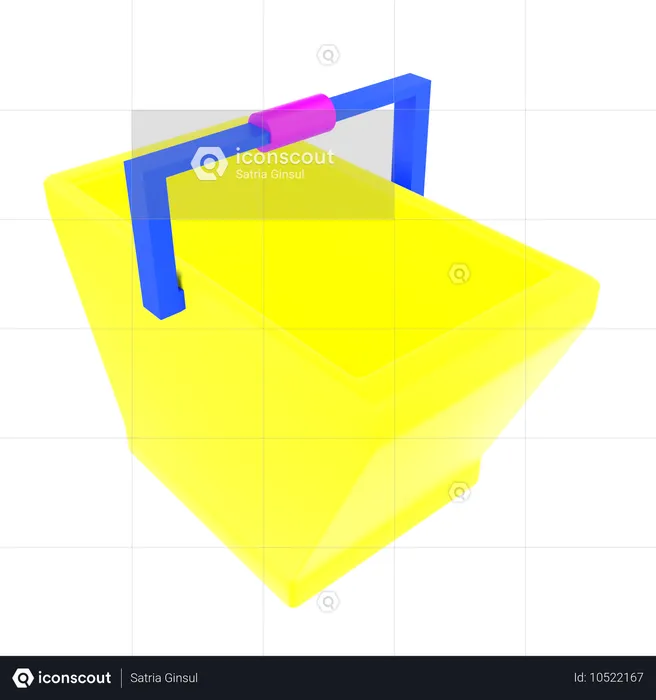 Shopping basket  3D Icon