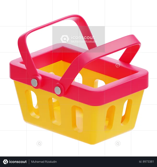 SHOPPING BASKET  3D Icon