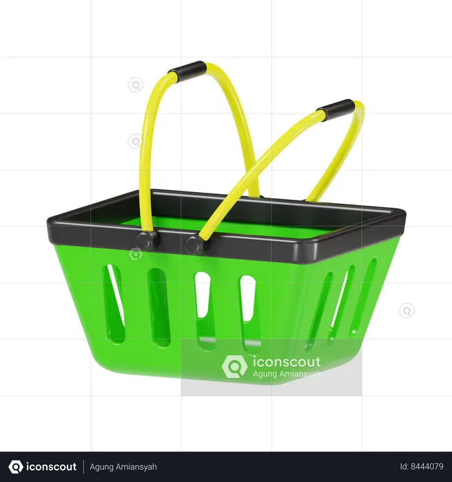 Shopping Basket  3D Icon