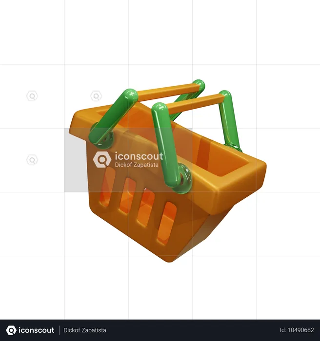 Shopping Basket  3D Icon