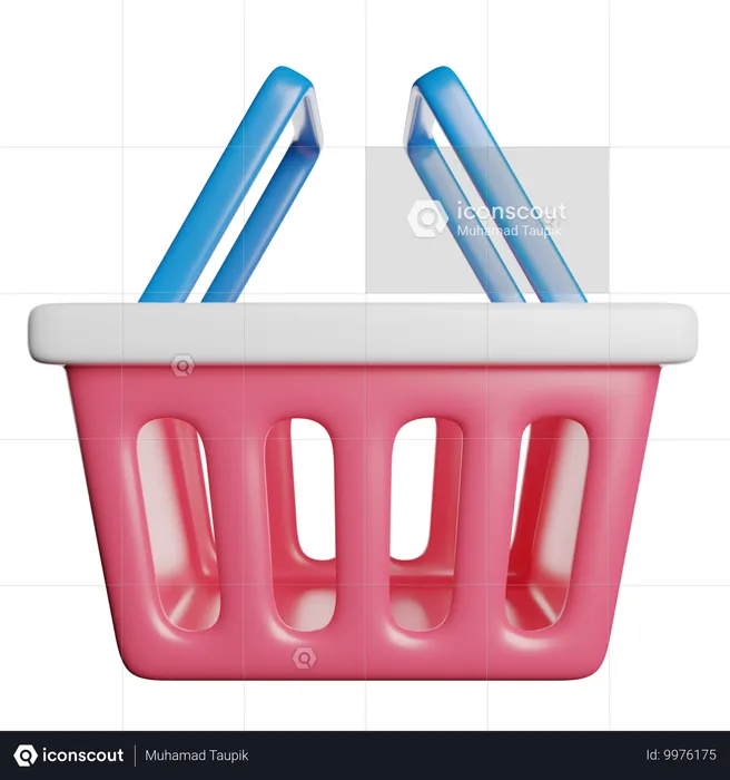 Shopping Basket  3D Icon