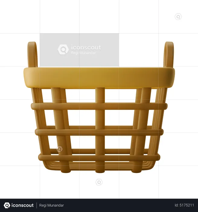 Shopping Basket  3D Icon