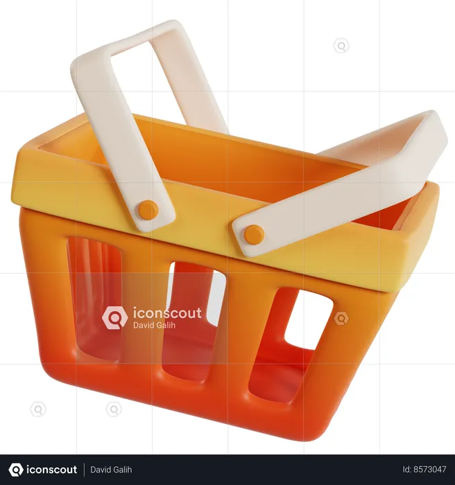 Shopping Baskets  3D Icon