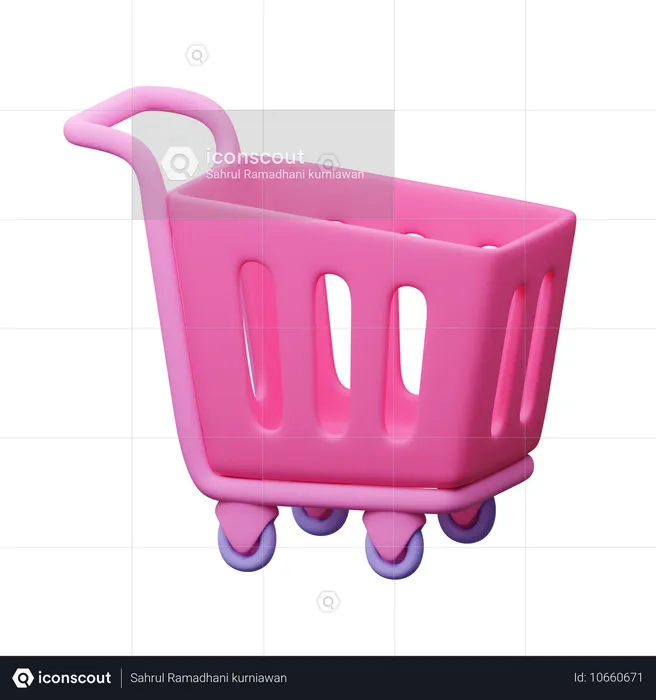 Shopping cart  3D Icon