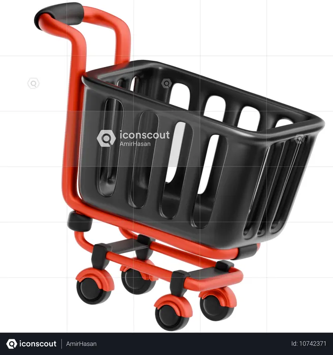 Shopping Cart  3D Icon