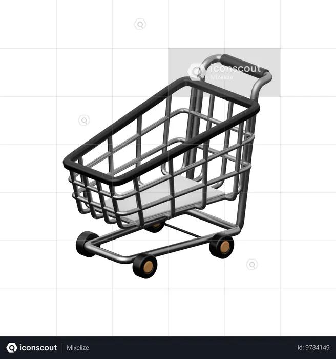 Shopping Cart  3D Icon