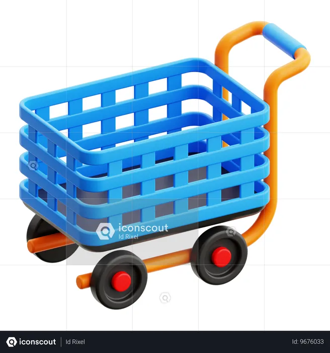 Shopping Cart  3D Icon