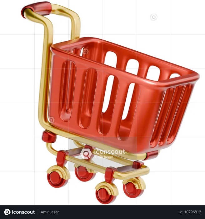 Shopping Cart  3D Icon