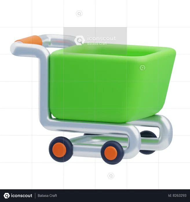 Shopping Cart  3D Icon