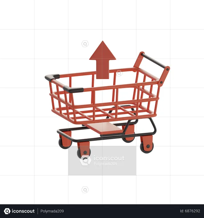 Shopping Cart  3D Icon