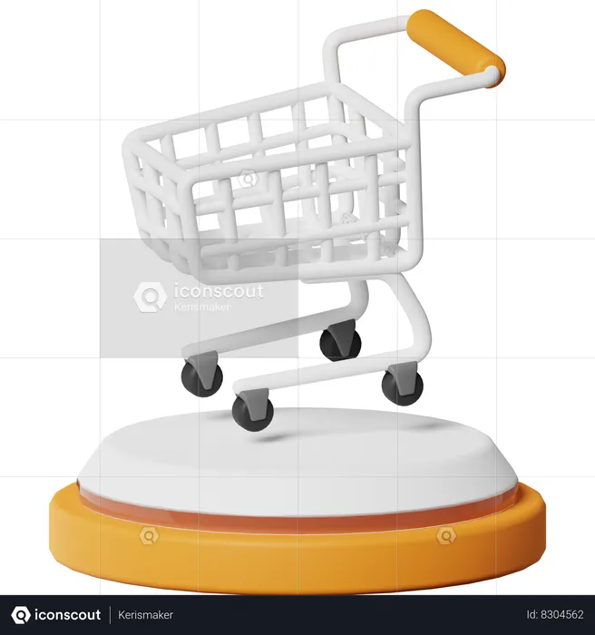 Shopping Cart  3D Icon