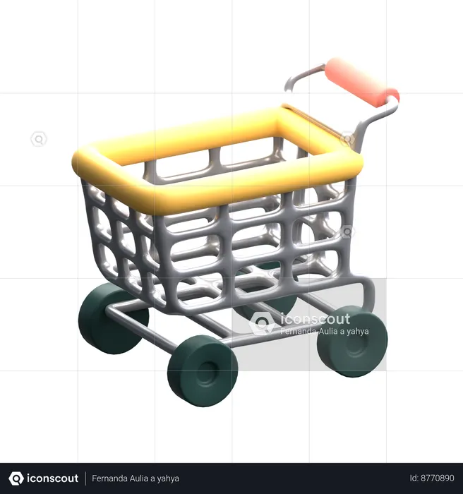 Shopping Cart  3D Icon