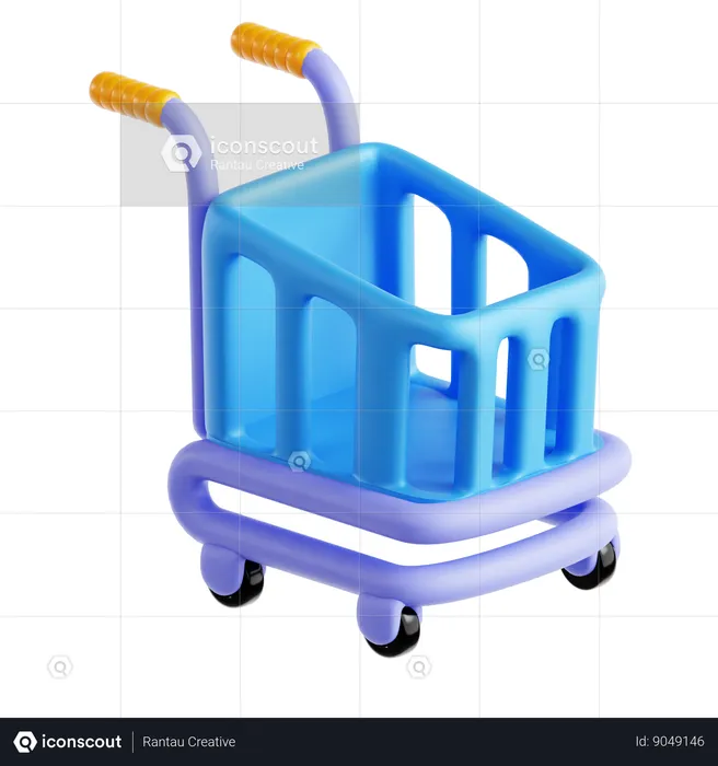 Shopping Cart  3D Icon