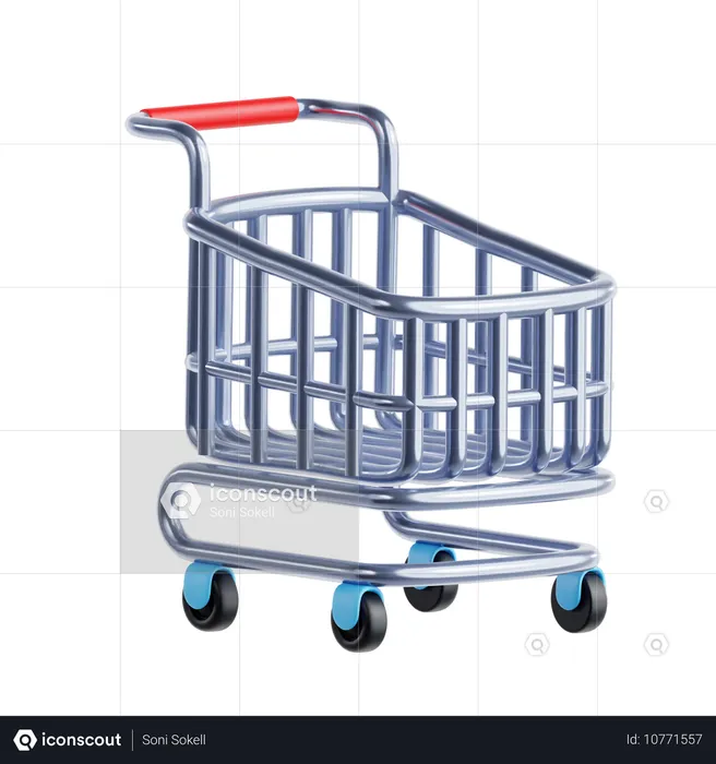 Shopping Cart  3D Icon