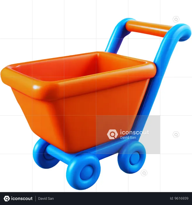 Shopping Cart  3D Icon