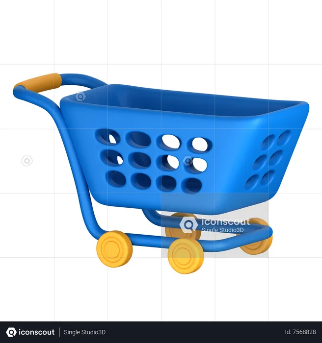 Shopping Cart  3D Icon