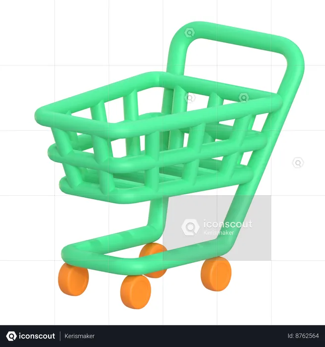 Shopping Cart  3D Icon