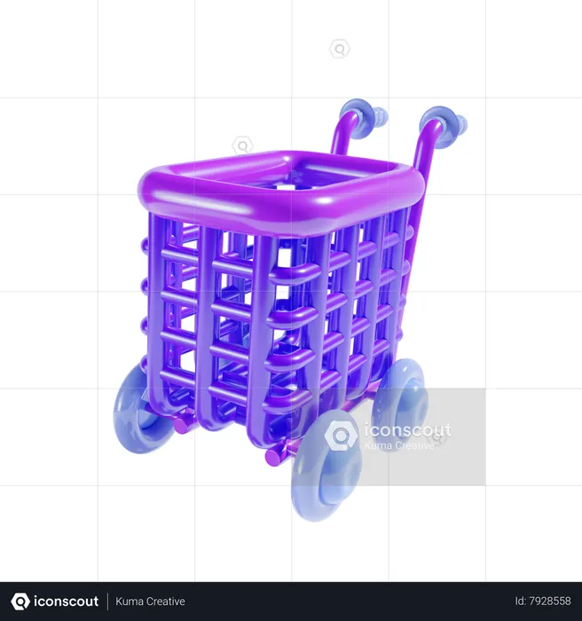 Shopping Cart  3D Icon