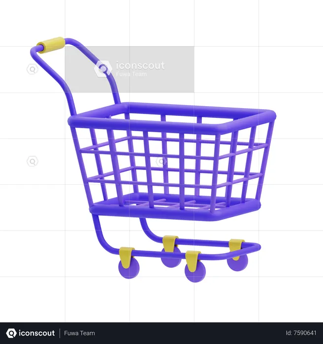 Shopping Cart  3D Icon