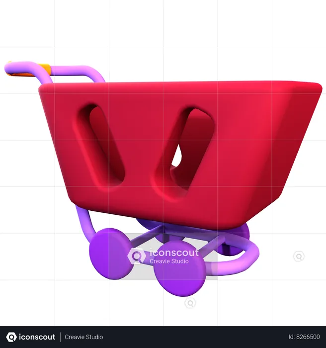 Shopping Cart  3D Icon