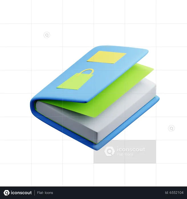 Shopping Catalog  3D Icon