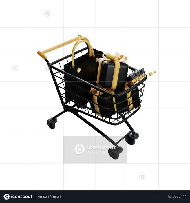 Shopping discount  3D Icon