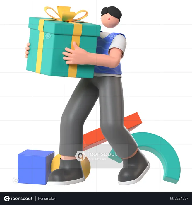 Shopping Gift  3D Illustration