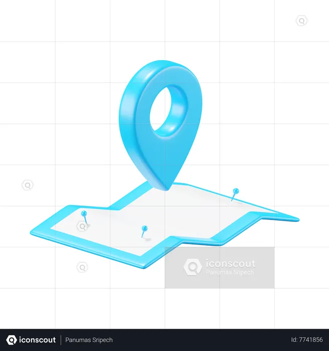 Shopping Location  3D Icon