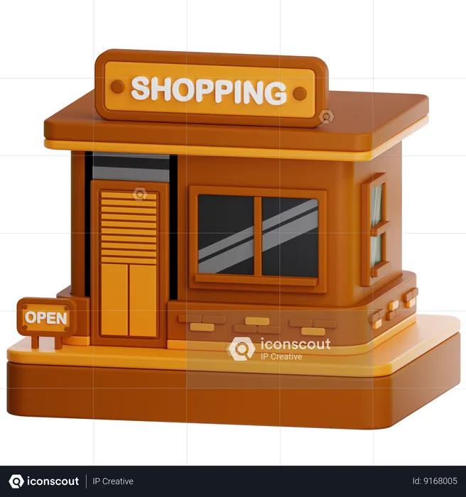 Shopping Mall  3D Icon