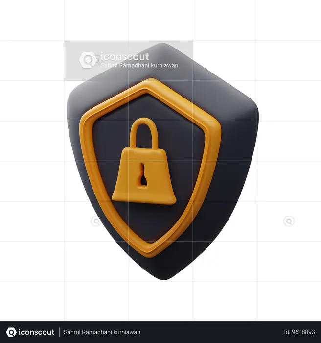 Shopping protection  3D Icon