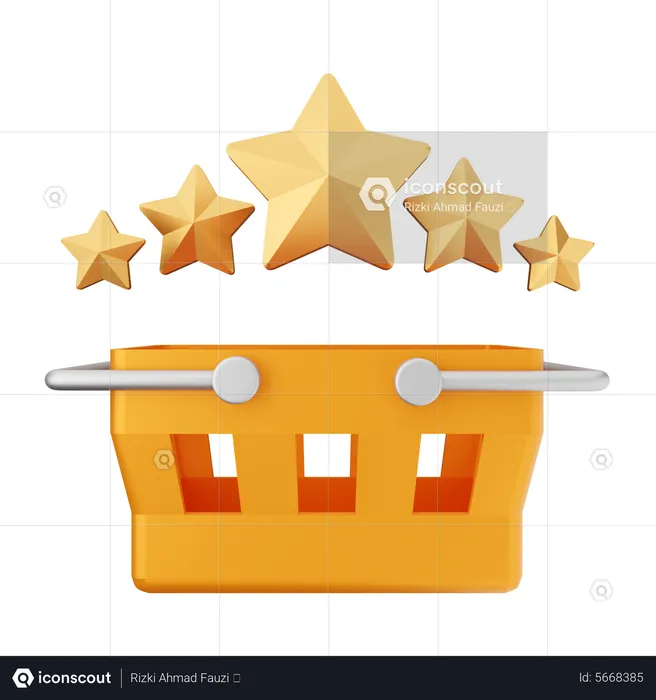 Shopping Review  3D Icon