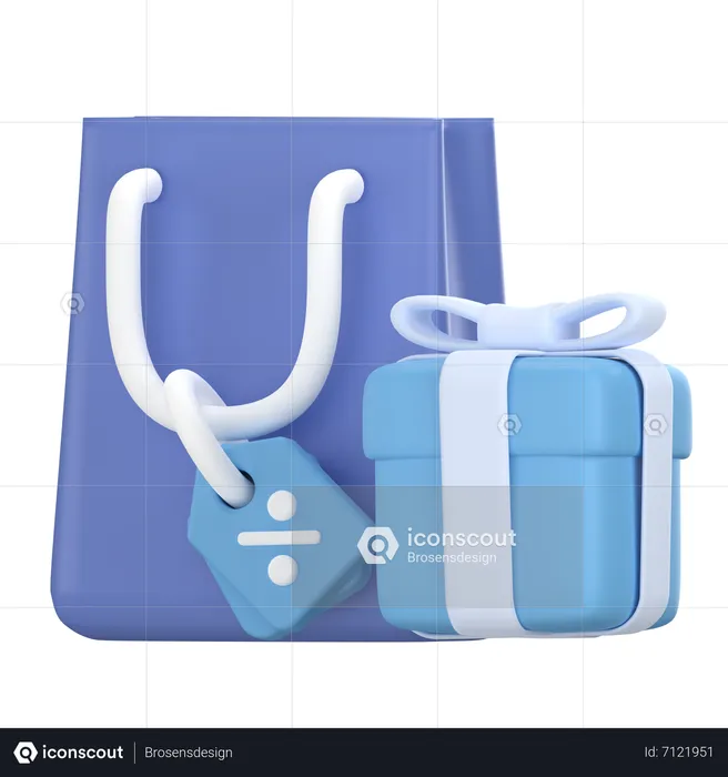 Shopping rewards  3D Icon