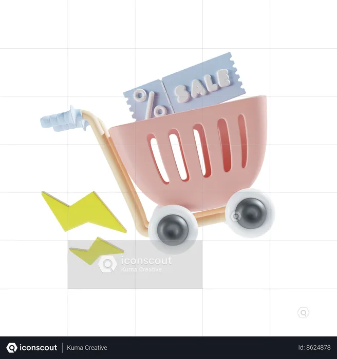 Shopping Sale  3D Icon