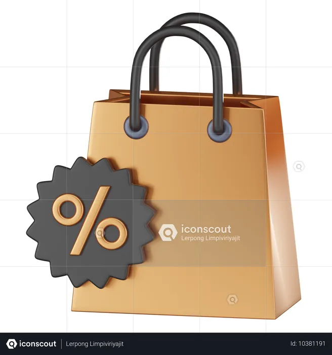 Shopping Sale  3D Icon