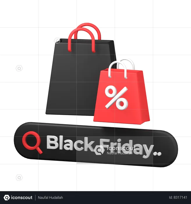 Shopping Search  3D Icon