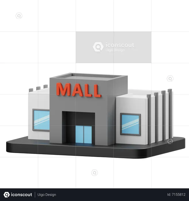 Centro de compras  3D Icon