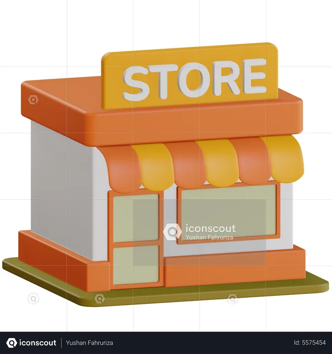 Shopping Store  3D Icon