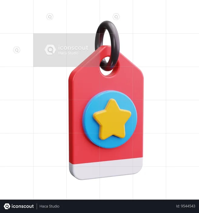 Shopping Tag  3D Icon