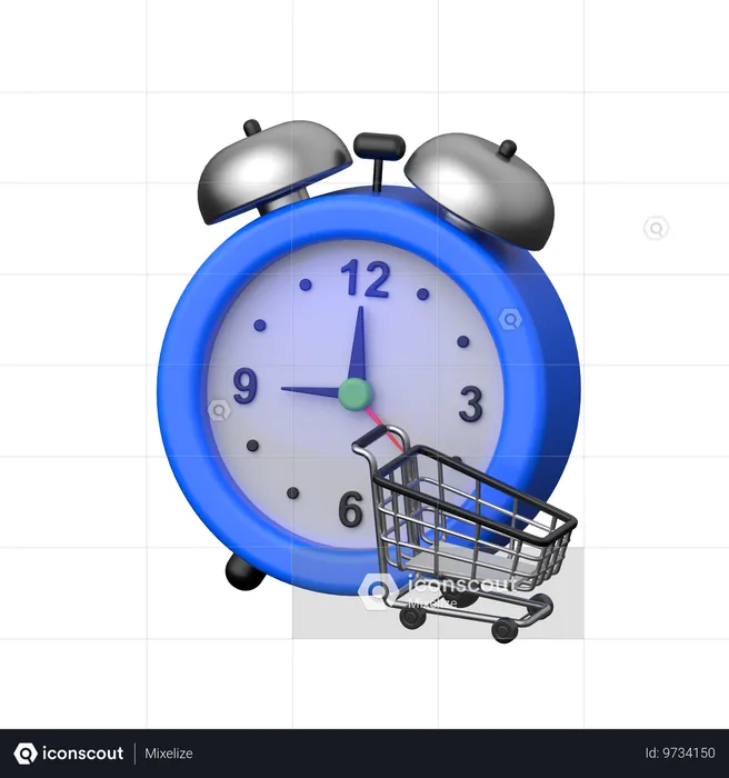 Shopping Time  3D Icon