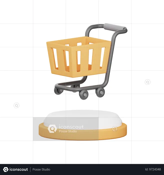 쇼핑 카트  3D Icon