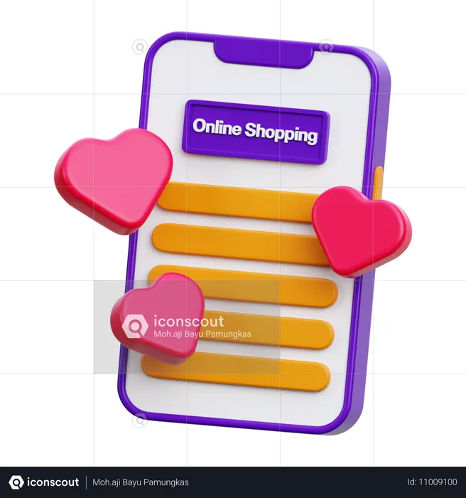 Shopping Wishlist  3D Icon