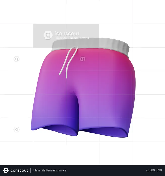 Short de bain  3D Icon