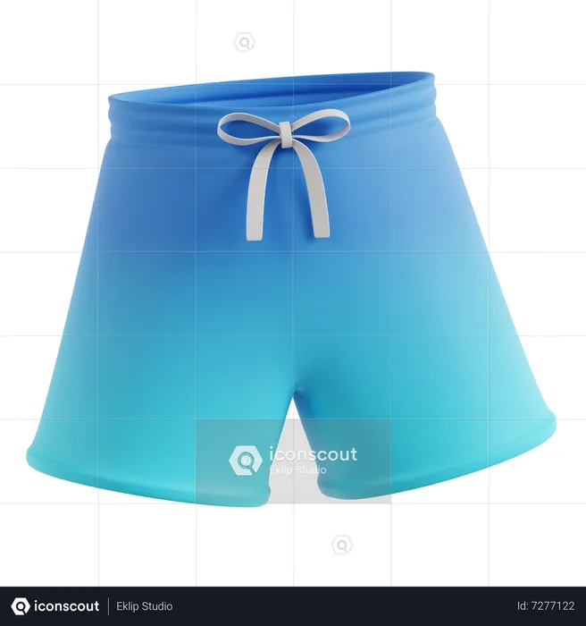 Pantalones cortos de playa  3D Icon